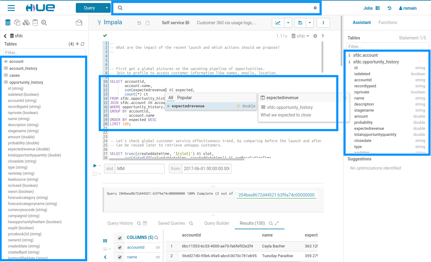 Hue - The open source SQL Assistant for Data Warehouses